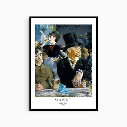 Édouard Manet - At The Café Poster