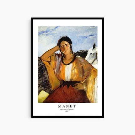Édouard Manet - Gypsy with a Cigarette Poster