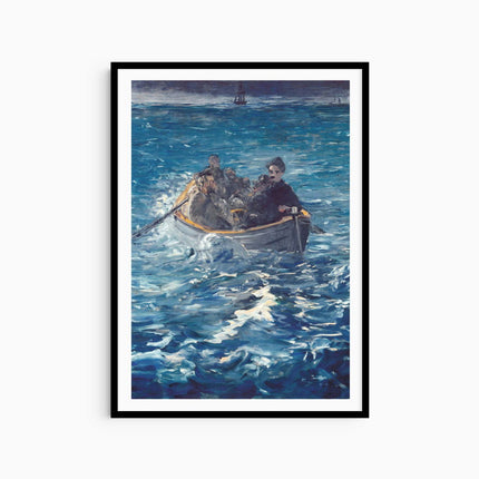 Édouard Manet - Rochefort's escape
