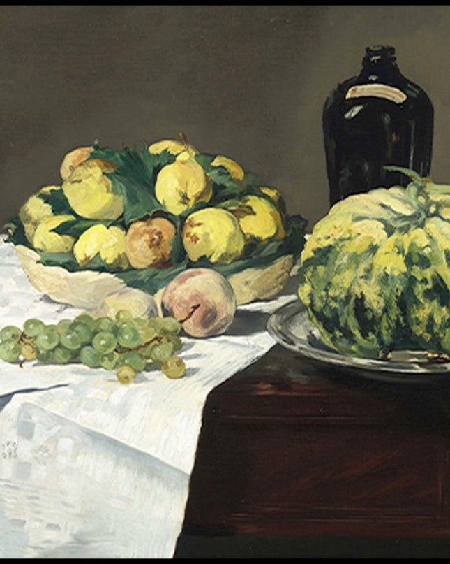 Édouard Manet - Still Life with Melon and Peaches