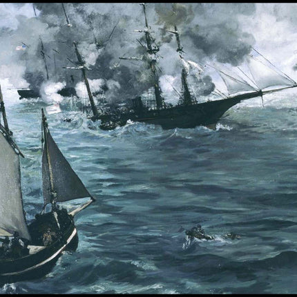 Édouard Manet - The Battle of the Kearsarge and the Alabama