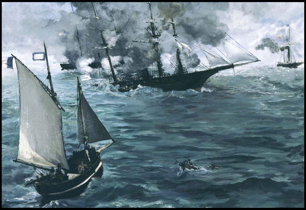 Édouard Manet - The Battle of the Kearsarge and the Alabama
