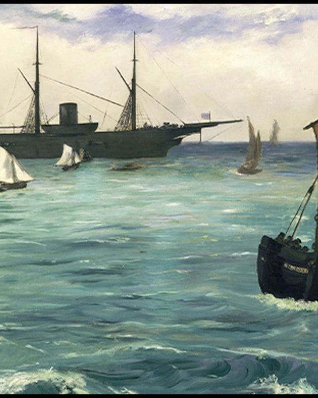 Édouard Manet - The ‘Kearsarge’ at Boulogne