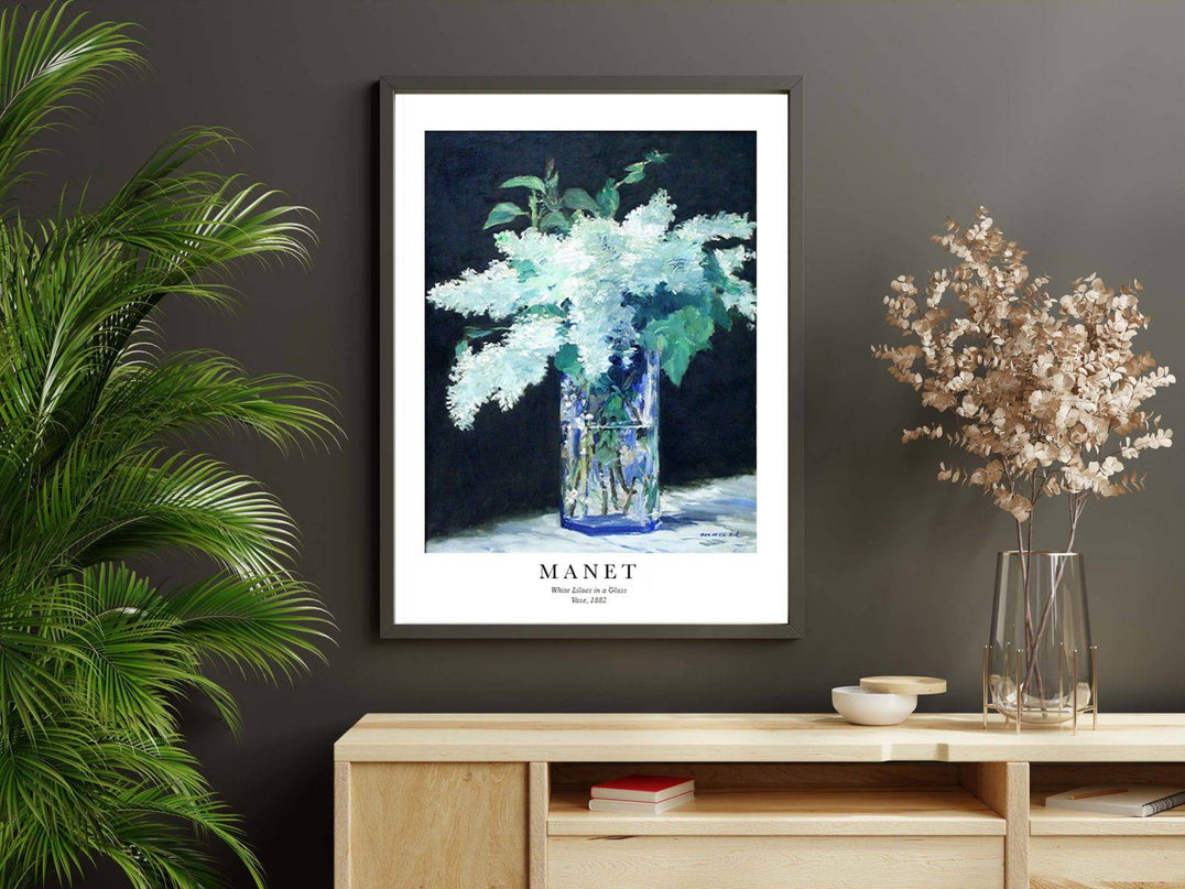 Édouard Manet - White Lilacs in a Glass Vase Poster