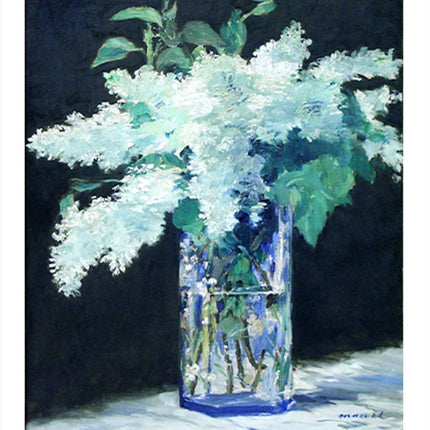 Édouard Manet - White Lilacs in a Glass Vase Poster