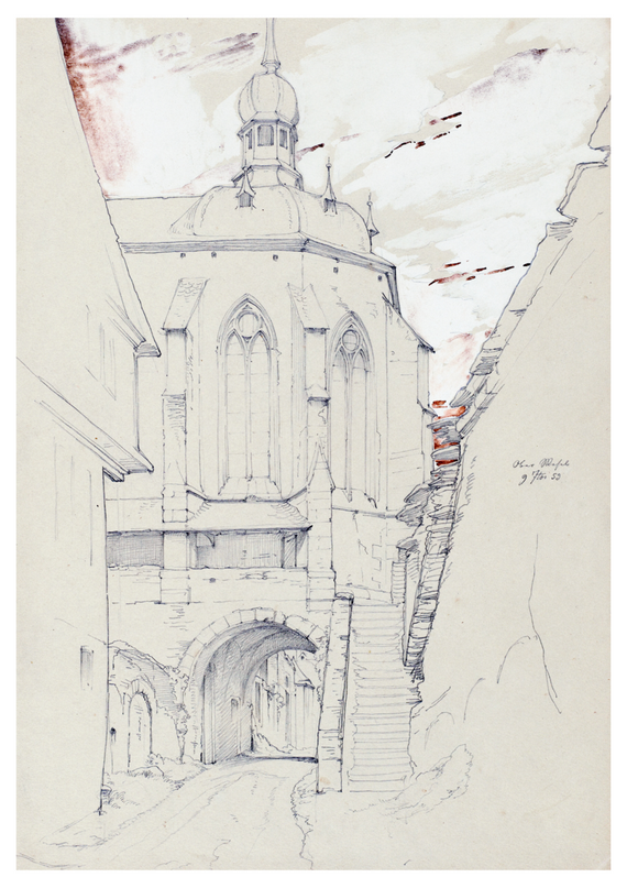 Eduard von Steinle - The Werner Chapel in Oberwesel