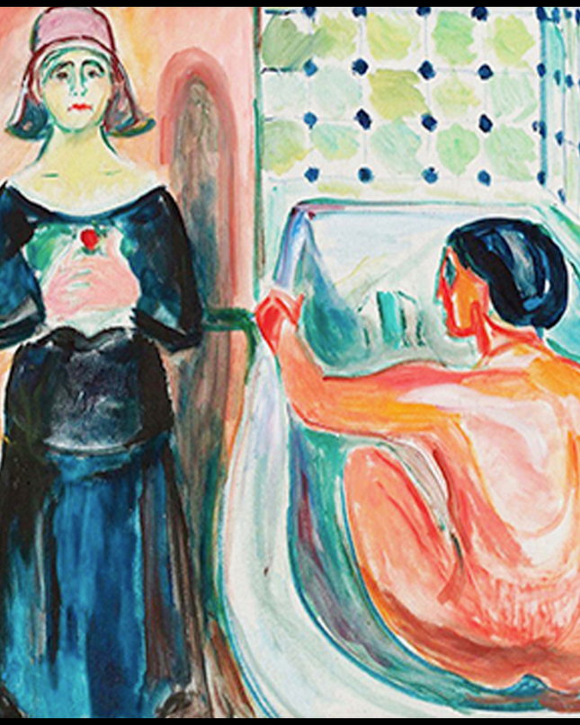 Edvard Munch - Marat in the Bath and Charlotte Corday