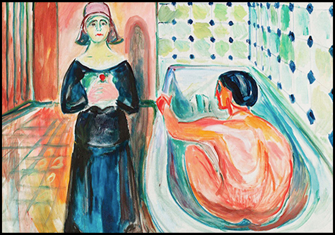 Edvard Munch - Marat in the Bath and Charlotte Corday