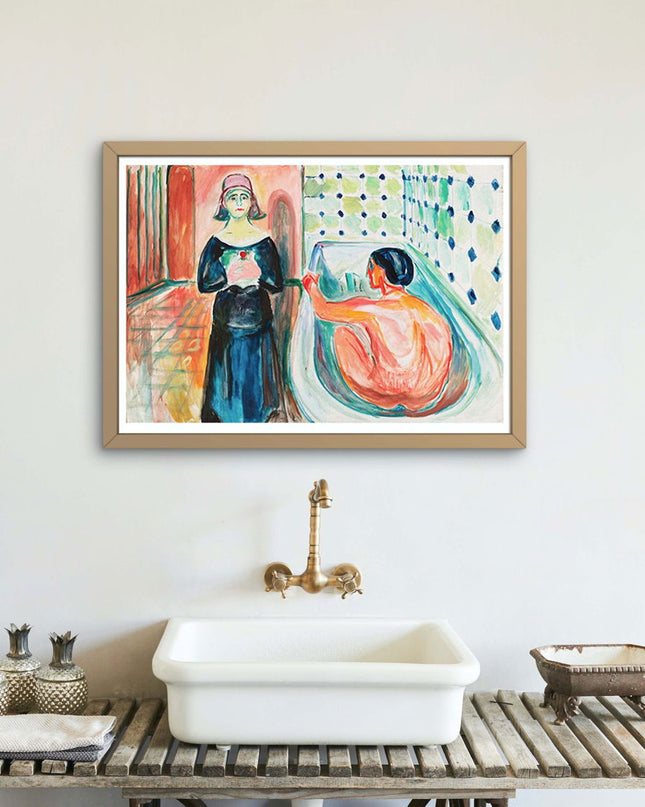 Edvard Munch - Marat in the Bath and Charlotte Corday