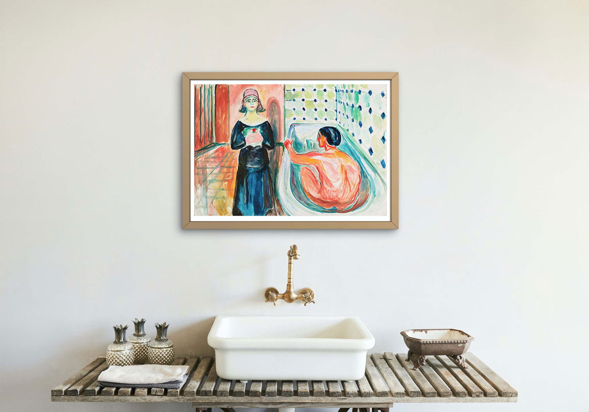 Edvard Munch - Marat in the Bath and Charlotte Corday