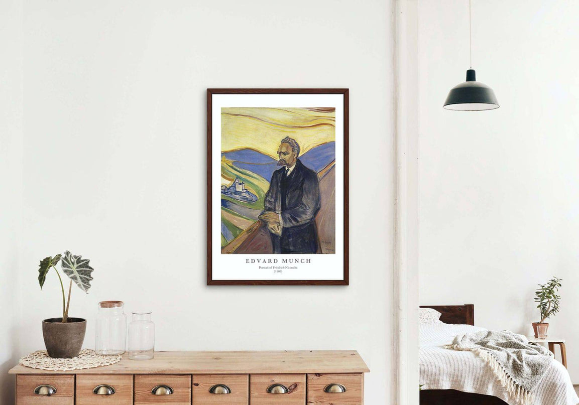 Edvard Munch - Portrait of Friederich Nietszche Poster