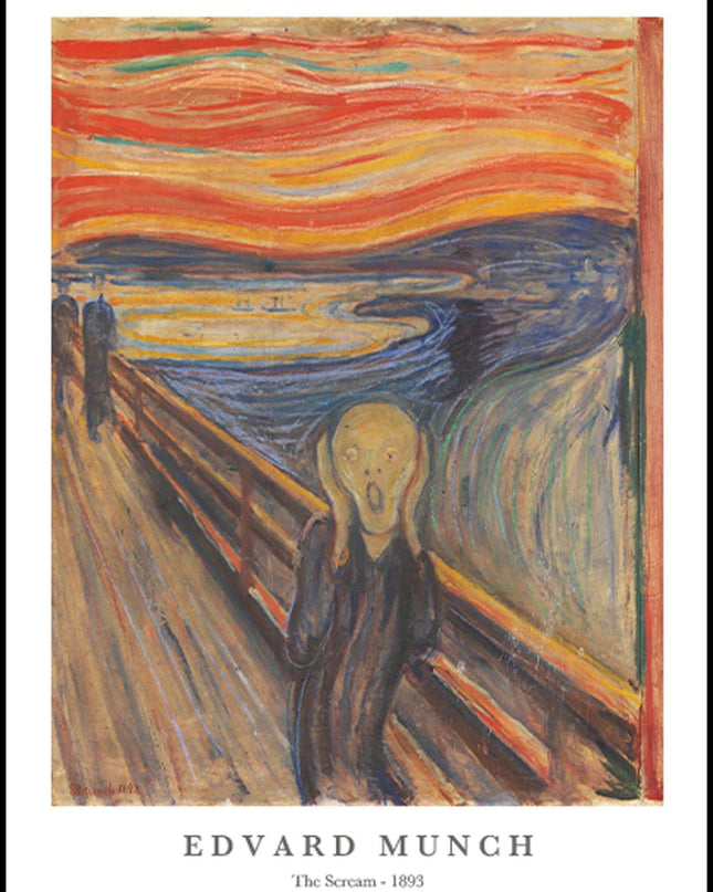 Edvard Munch - The Scream Poster