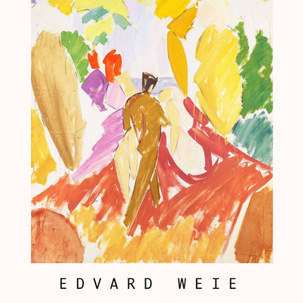 Edvard Weie - Faun and Nymph Poster