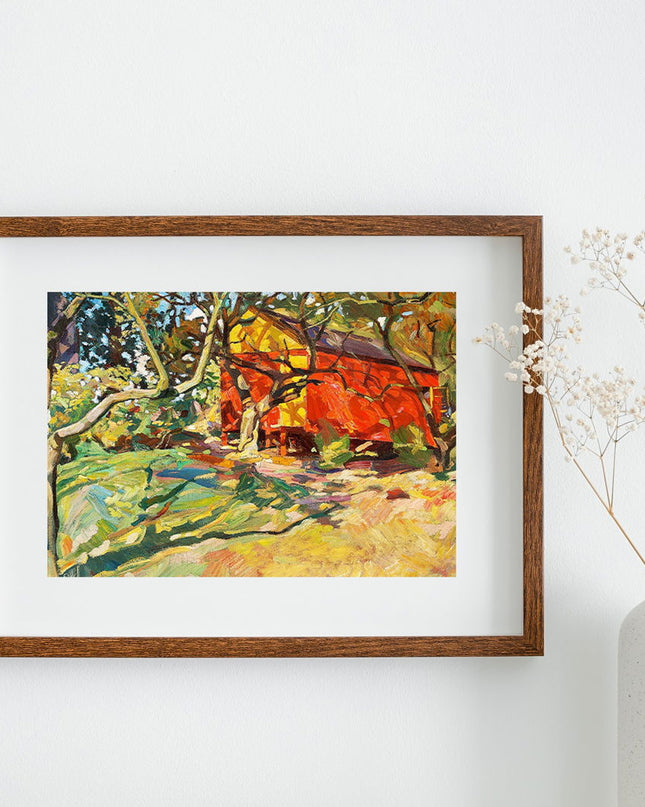 Edvard Weie - Old garden, Frederiksværk