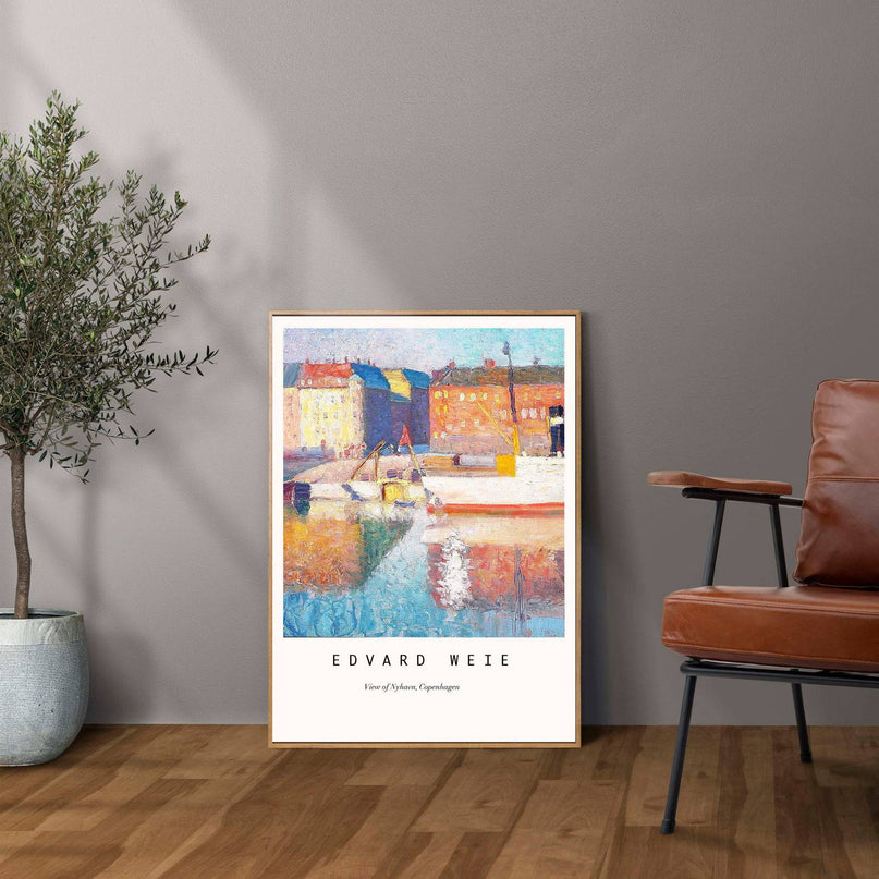 Edvard Weie - View of Nyhavn Poster