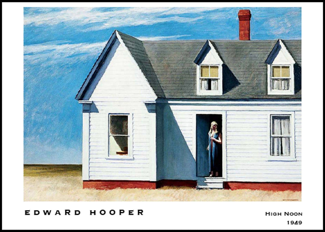 Edward Hooper - High Noon Poster