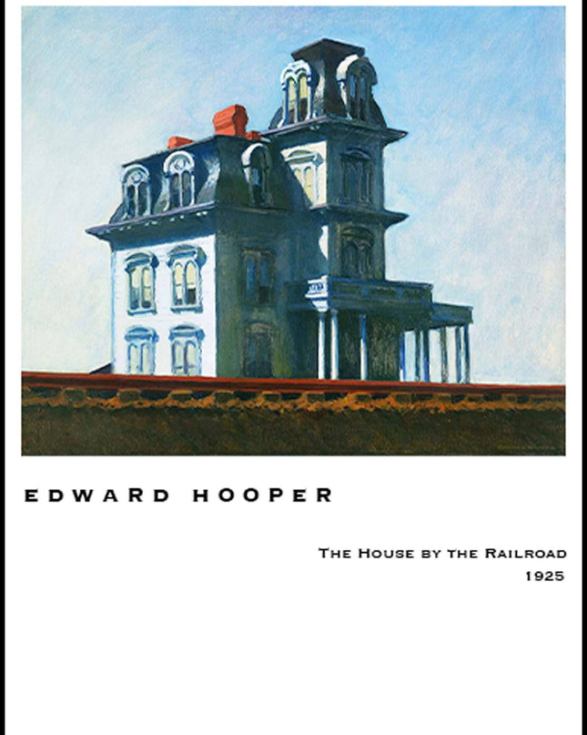 Edward Hooper - The House At The Railroad Poster