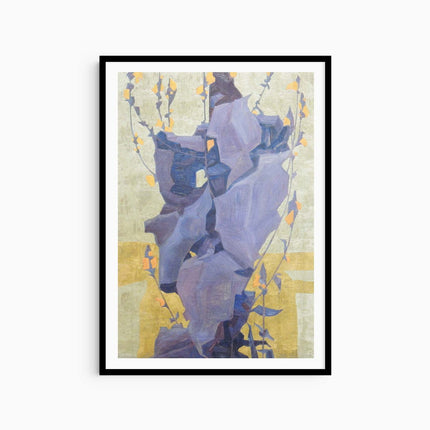 Egon Schiele - Stylized Flowers in Front of Decorative Background