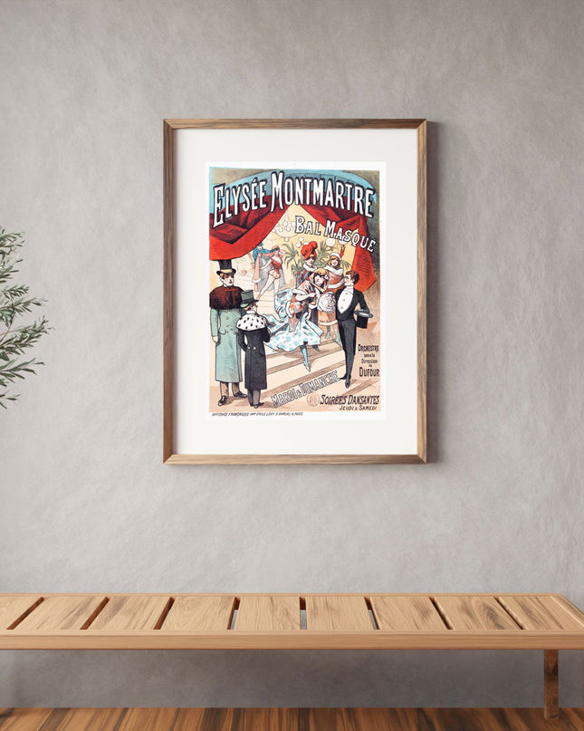 Elysee Montmartre Bal Masque Poster