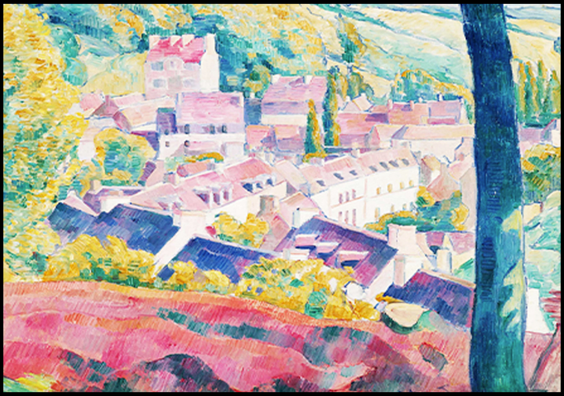 Émile Bernard - Point-Aven seen from the Bois d'Amour