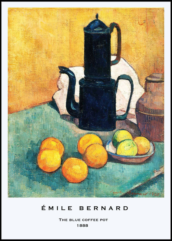 Émile Bernard - The Blue Coffee Pot Poster