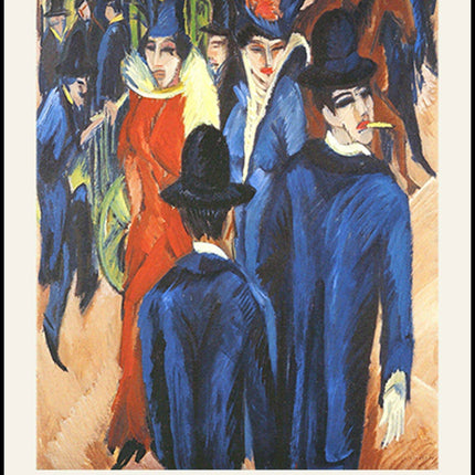 Ernst Ludwig Kirchner - Berlin Street Scene Poster