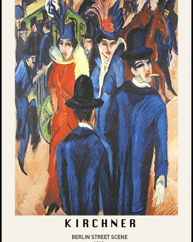 Ernst Ludwig Kirchner - Berlin Street Scene Poster
