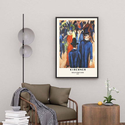 Ernst Ludwig Kirchner - Berlin Street Scene Poster
