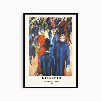 Ernst Ludwig Kirchner - Berlin Street Scene Poster