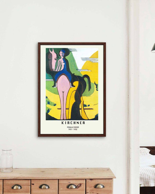 Ernst Ludwig Kirchner - Female Rider Poster