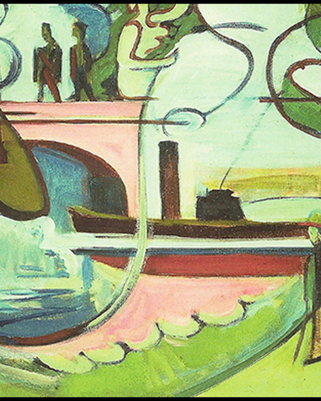 Ernst Ludwig Kirchner - Lutzow-Ufer am Morgen