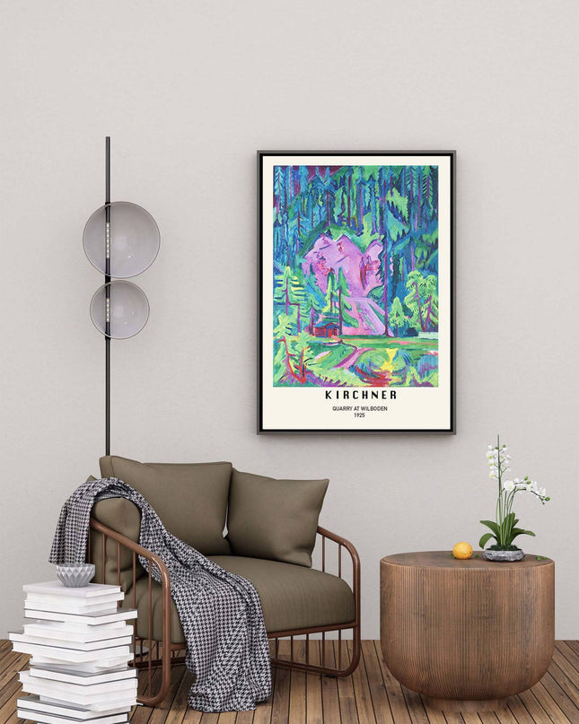 Ernst Ludwig Kirchner - Quarry at Wilboden Poster