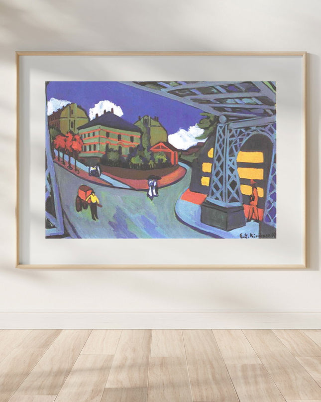 Ernst Ludwig Kirchner - Railway Underpass in Dresden
