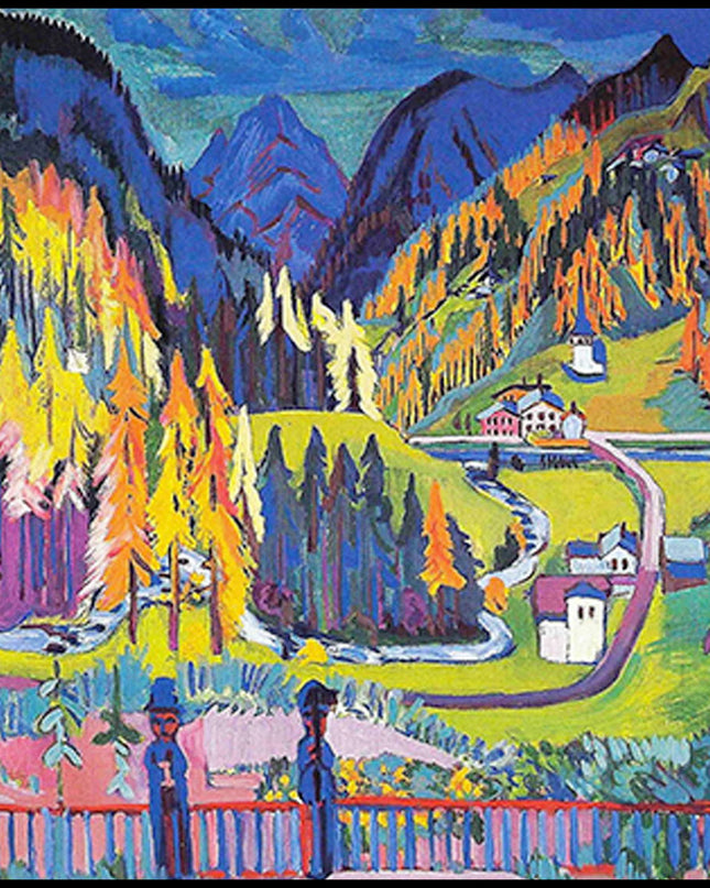 Ernst Ludwig Kirchner - Sertig Valley in Autumn