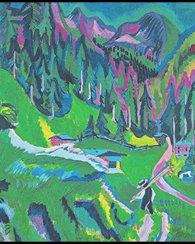 Ernst Ludwig Kirchner - Sertig Valley landscape