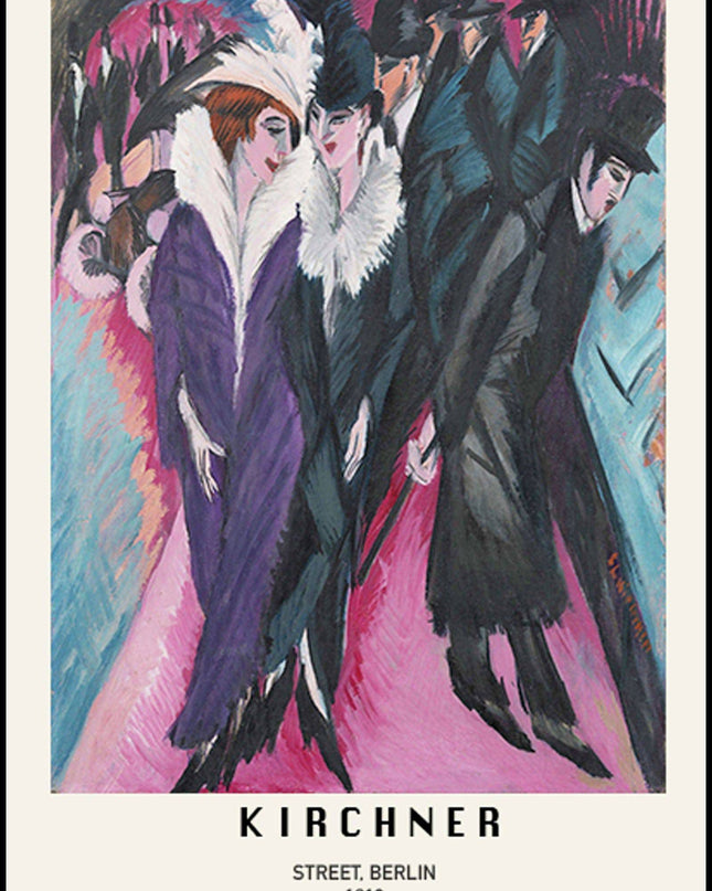 Ernst Ludwig Kirchner - Street, Berlin Poster