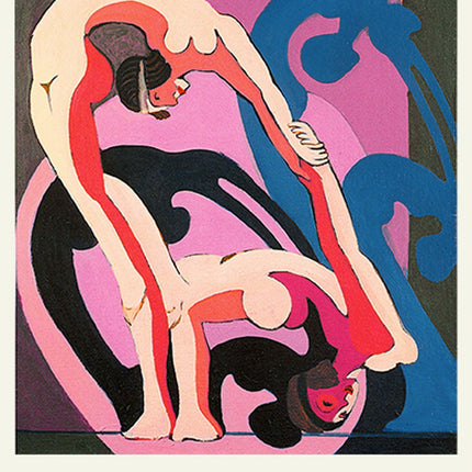 Ernst Ludwig Kirchner - Two Acrobats Poster