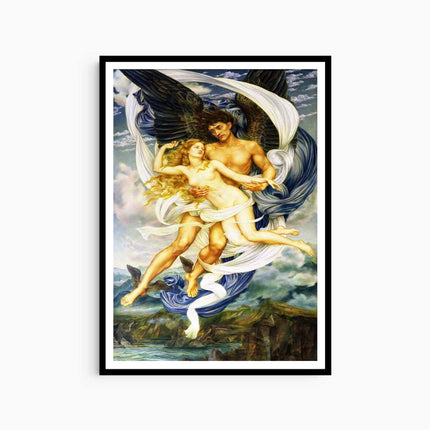 Evelyn De Morgan - Boreas and Oreithyia