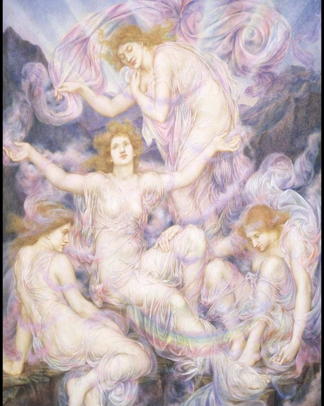 Evelyn De Morgan - Daughters of the Mist