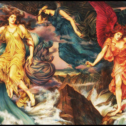 Evelyn De Morgan - The Storm Spirits