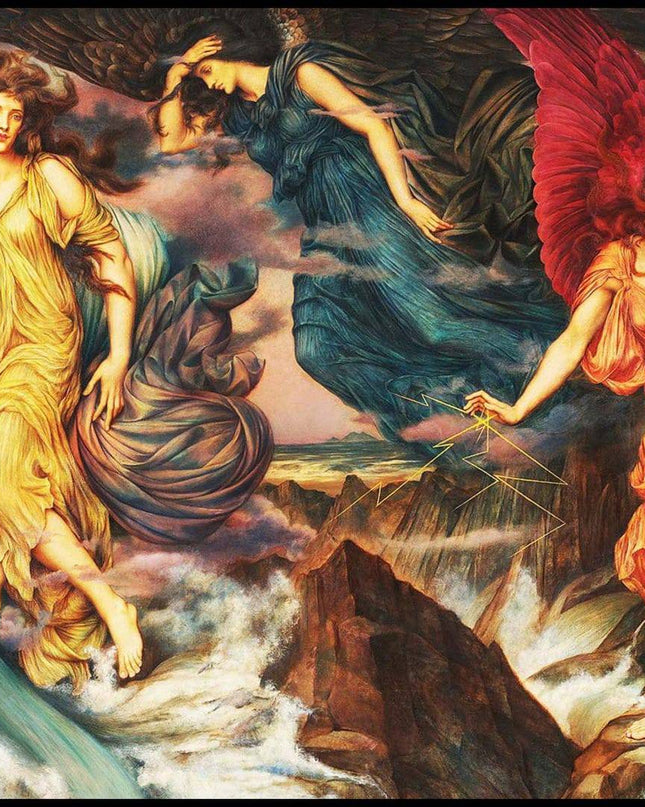 Evelyn De Morgan - The Storm Spirits