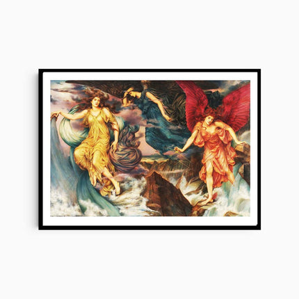 Evelyn De Morgan - The Storm Spirits