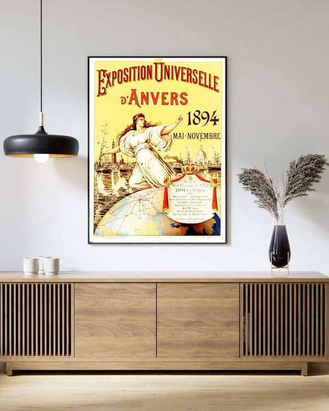 Exposition Universelle D'Anvers Poster