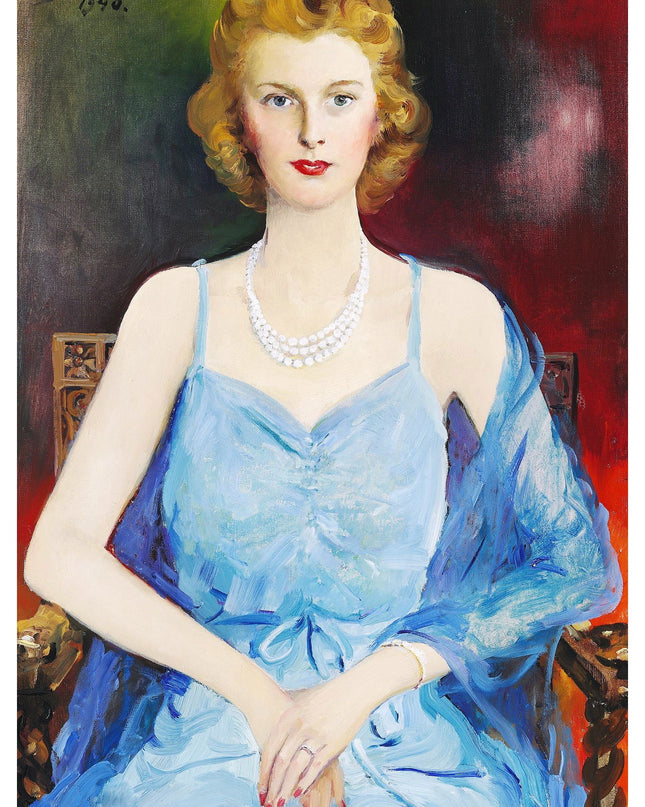 Filipp Malyavin - Portrait of Else Prior Havemann Poster