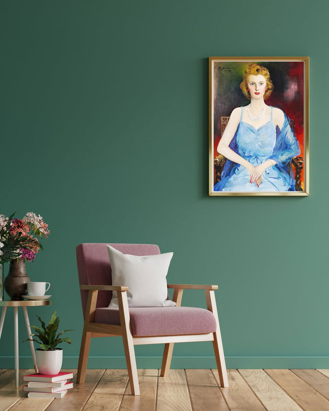 Filipp Malyavin - Portrait of Else Prior Havemann Poster
