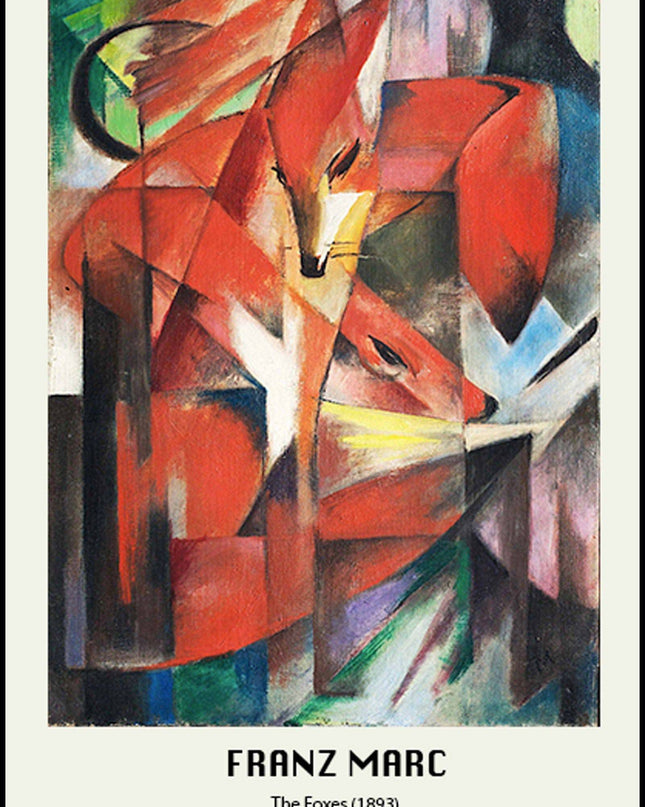 Franz Marc - The Foxes Poster