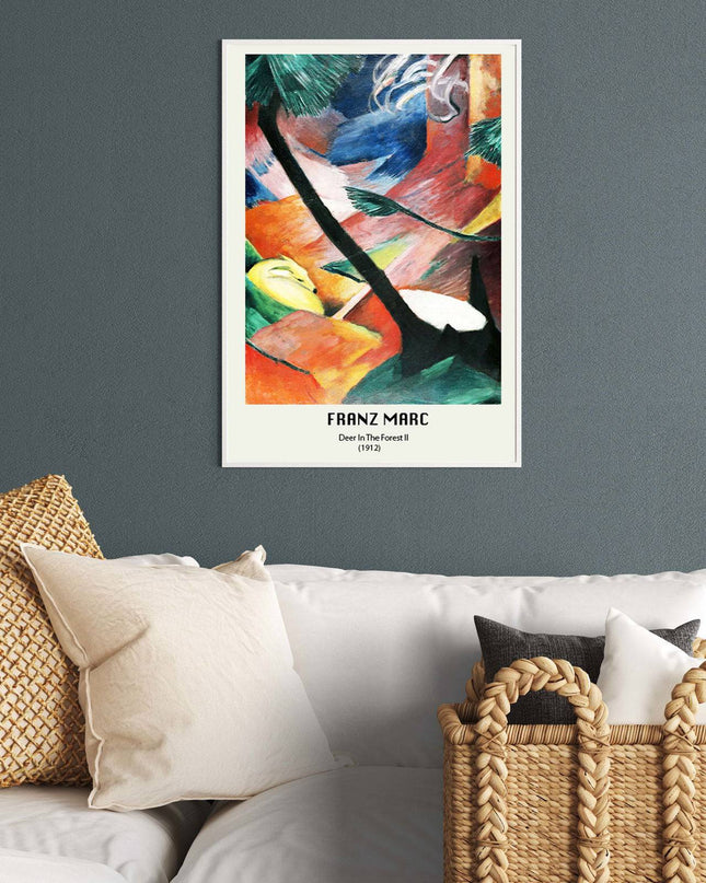 Franz Marc poster - Deer In The Forest Poster