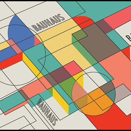 Geometric Bauhaus Design No 1 Poster
