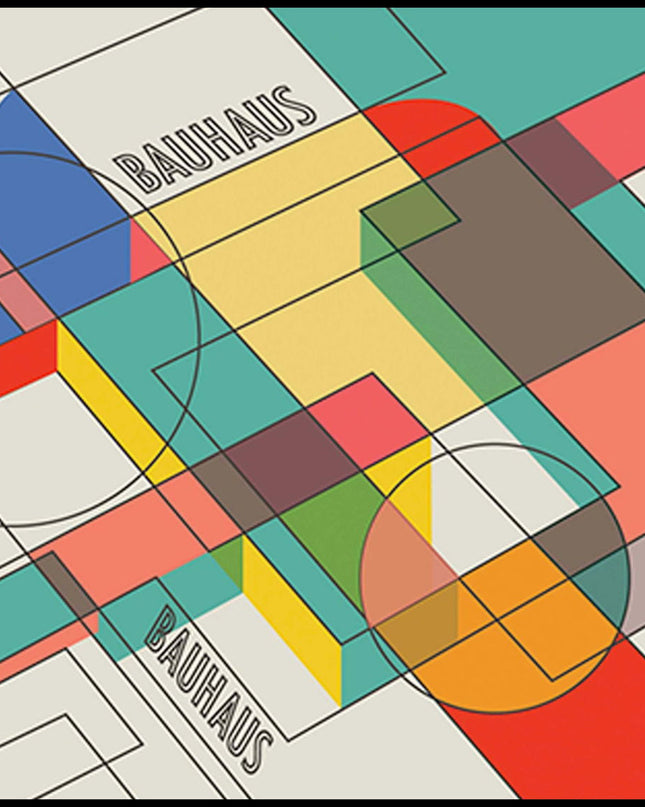 Geometric Bauhaus Design No 1 Poster