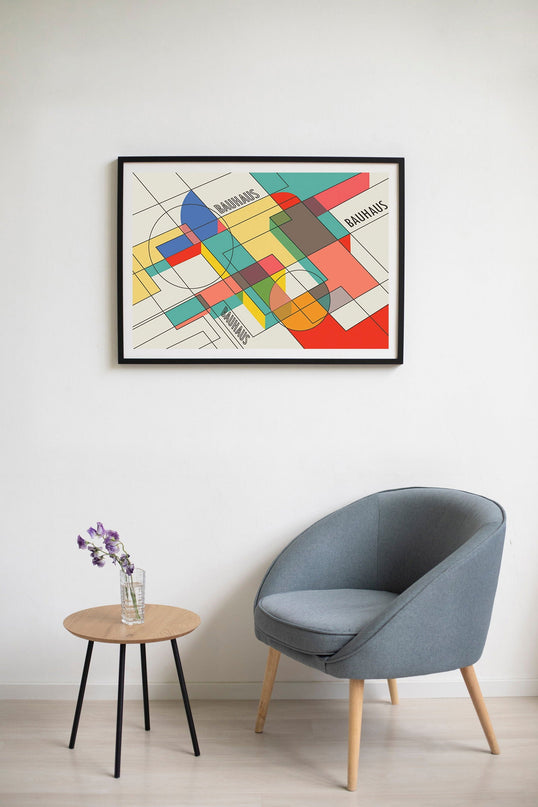 Geometric Bauhaus Design No 1 Poster